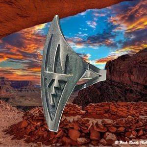 Rare Hopi Indian Billy Ray Hawee Ring Size 7.5
